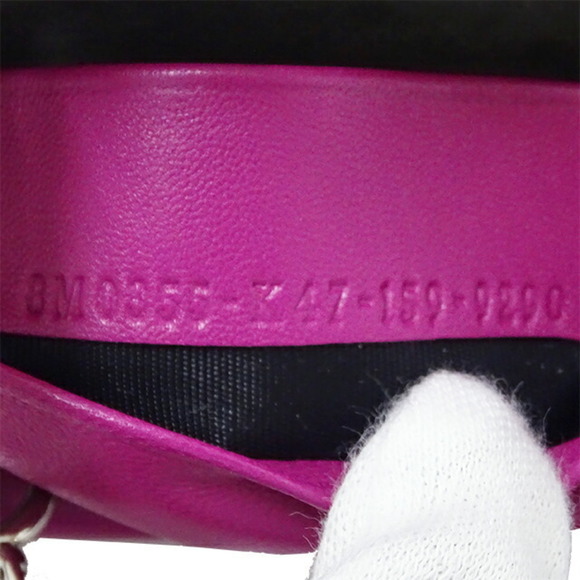 Fendi FENDI Bag Ladies Peekaboo Shoulder Leather Micro Purple 8M0355 - Picture 6 of 16